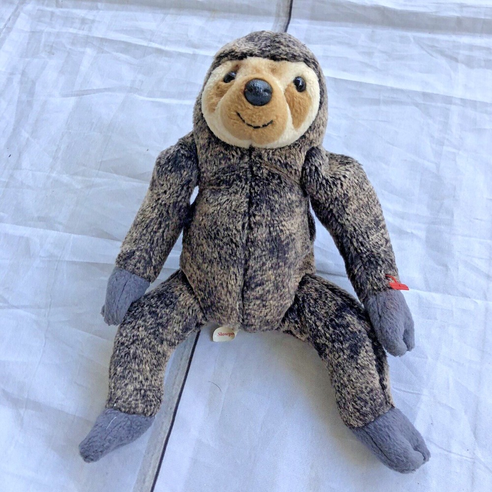 TY Retired Beanie Baby Slowpoke Sloth  Stuffed Animal‎ Plush